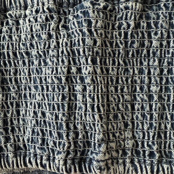 Social Tourist Denim Lace Up Cropped Corset Top Size XS‎ Womens - Picture 5 of 10